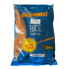 FRYUMS TTK RICE PAPAD RED CHILLI